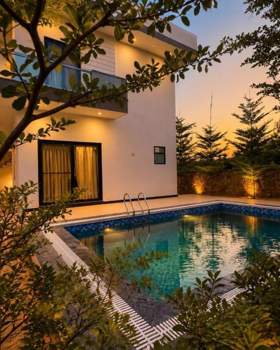 Ani House | 3 bhk Farm with Pool and hill View in Achrol