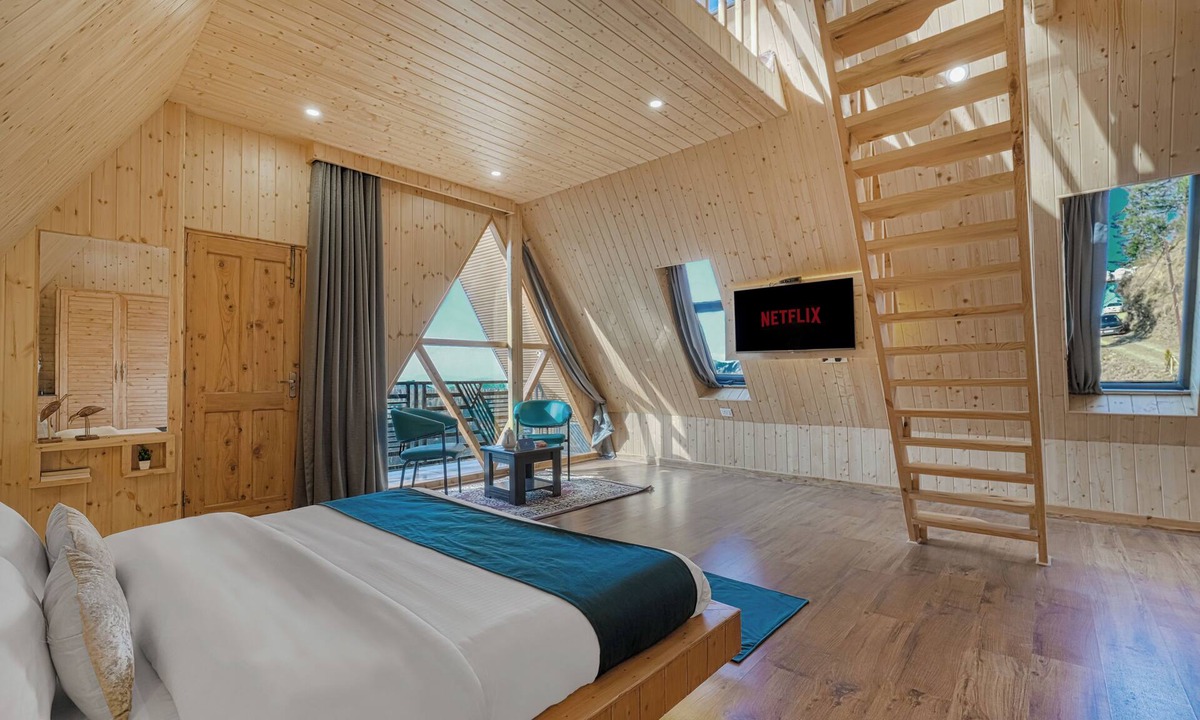 Kufri Ski Chalet | A-Frame Villa Kufri - Forest Stay + Bonfire