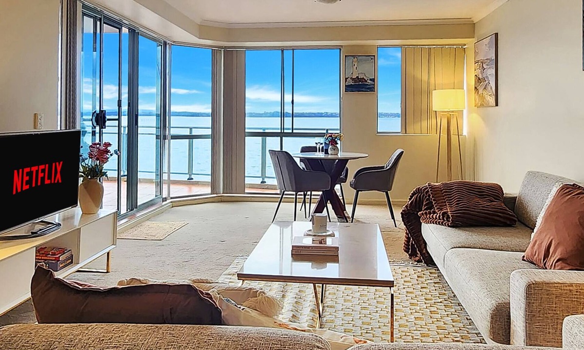 Toukley Apartment | Absolute Waterfront w Balcony Outdoor Pool Secure Parking Wi-Fi