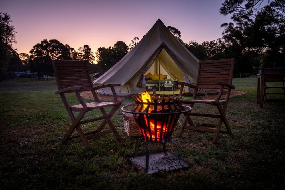 Forrest RV Rental | Bell Tent Retreat for Two in Victoria's Picturesque Otway Ranges, Australia