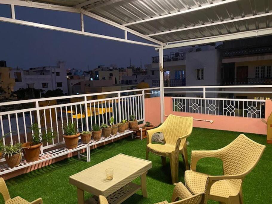 Hebbal Apartment | Big Studio rooms with patio-only for Girls& couple