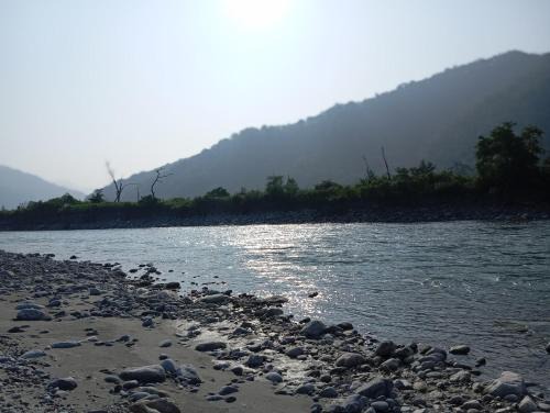 Ramnagar Cabin | Corbett Jungle Inn,Riverside Forest Camp ,Muhan,Dhikala Range opposite Mohan Eco Safari Zone Jim Corbett National Park, Ramnagar