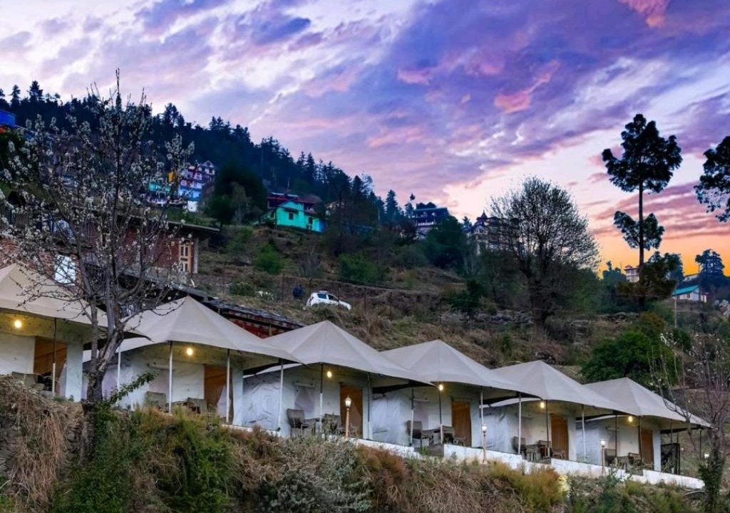 Shimla Bed & Breakfast | Dawn N Dusk Glamping tents with quintessential valley view