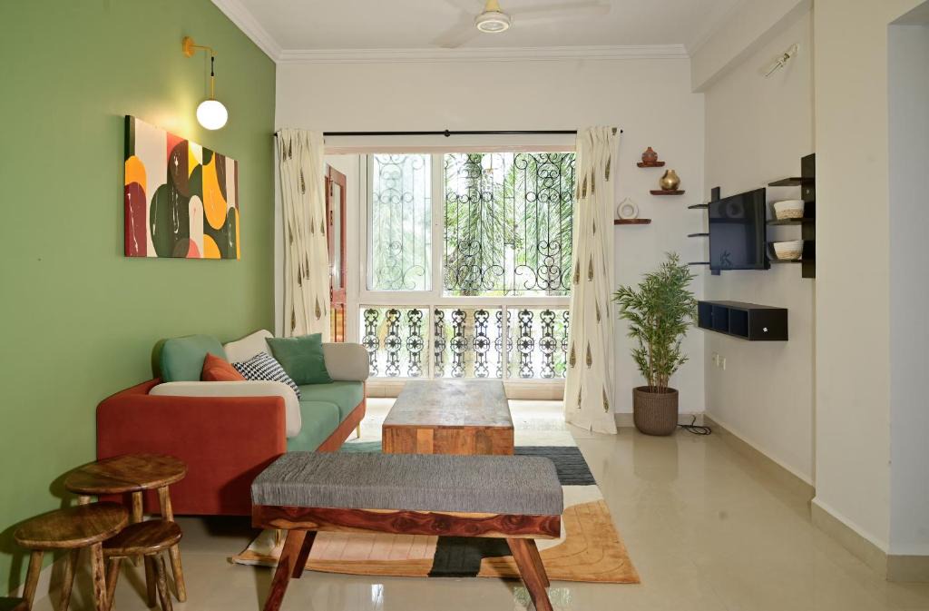Benaulim Apartment | Huge Terrace 2BHK - Origin 2 by Living Atsource