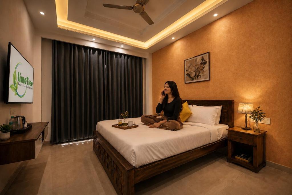 Sector 39 Hotel | Lime Tree 1BHK Serviced Apartment - Medanta Medicity, Gurgaon