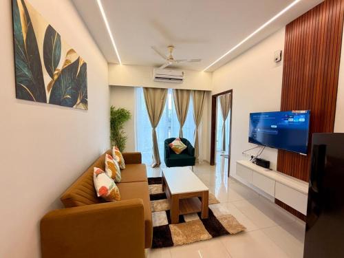 Chicalim Apartment | Nibidanstays 1Bedroom Apartment Adora, Goa Amoret Homes