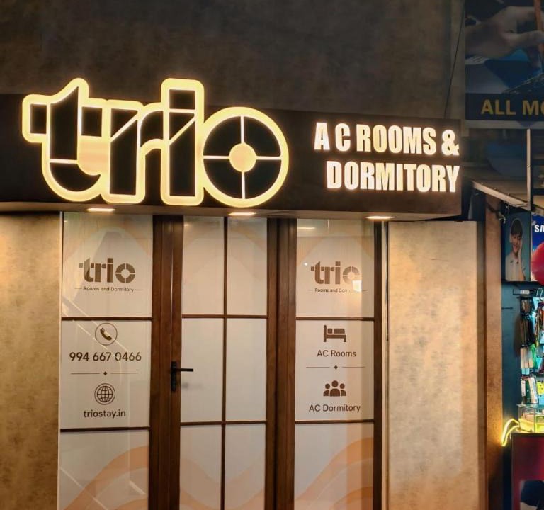 Thiruvananthapuram Cabin | Trio Rooms & dormitory