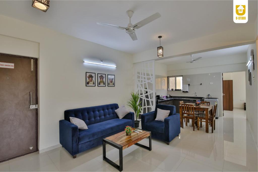 Anjuna Apartment | U-stays - 2 bhk, Pool view flat with WIFI in Anjuna