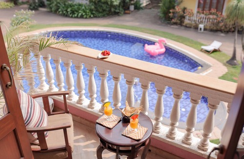 Nagoa Villa | 4 BHK Portuguese Villa with Pool