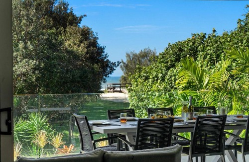 Marcoola House | Absolute Beachfront Marcoola - Private Pool, Steps to Beach