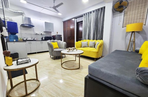 Greater Kailash Apartment | Air Purifier - Spacious 1BHK Suite with 2 baths 12