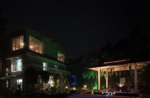 Kune N.m. Villa | Ayur Kutir 9-BHK Retreat With Private Pool, Glass Pool, Garden, Gazebo, Jacuzzi & Spa room