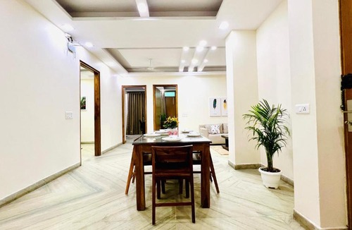 New Delhi Apartment | BluO Modern 3BHK Rohini -Balcony, Lift , Parking