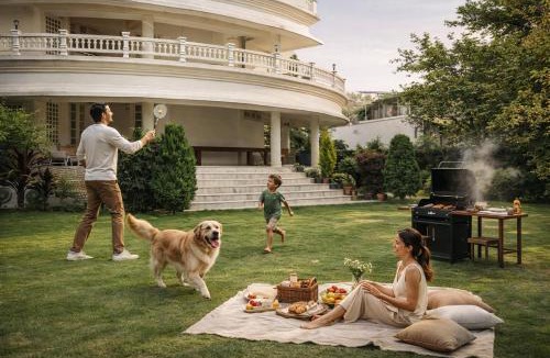 Bullawala House | Boutique Villa w Bonfire & BBQ, Mussoorie Foothills