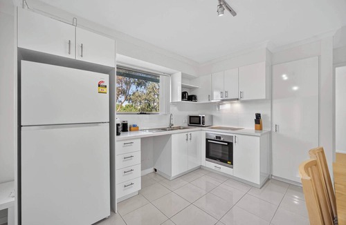 Rockingham Apartment | Bright 2BR Apartment with Garden Views