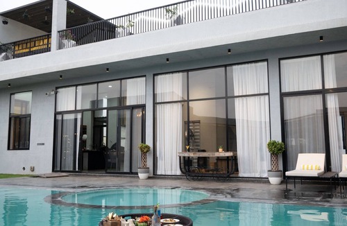 Jodhpur Villa | Casa Concreto: Luxury Concrete Villa-Heated Pool -Jodhpur-Rajasthan