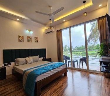 Kudal Apartment | Cozy River Front Studio in Siolim