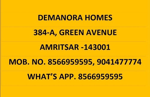 Amritsar Hotel | De Manora Homes - Unpretentious hotel with a garden , posh area Ranjit Avenue
