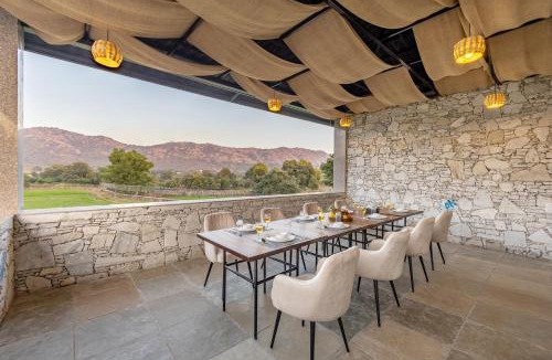 Udaipur District Villa | ELIVAAS Cows & Cuddles 4 BHK with Pvt Pool and Garden