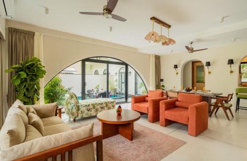 Kudal Villa | ELIVAAS Signature BellaVie 3-BHK Villa With Private Pool & TV Lounge Area in A Gated Complex