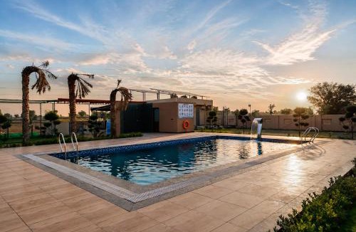 Jaipur Villa | ELIVAAS Signature Nirvana Farms 5-BHK Farmhouse with Private Pool, Lounge Area and Garden