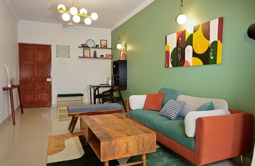 Benaulim Apartment | Huge Terrace 2BHK - Origin 2 by Living Atsource