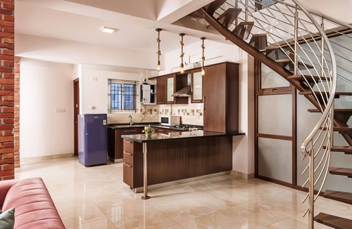 Vyalikaval HBCS Layout Apartment | Ivory Petal Penthouse 3BHK in Bangalore by Homeyhuts