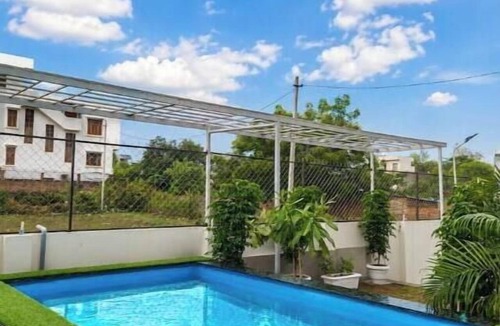 Bedla House | Luxury 2BR Private Pool Villa | Chef & Rooftop Retreat Near Fateh Sagar