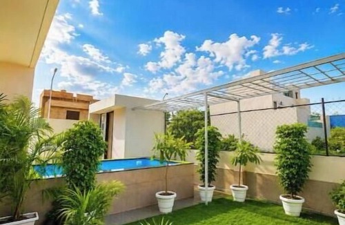 Bedla House | Luxury 2BR Private Pool Villa | Chef & Rooftop Retreat Near Fateh Sagar