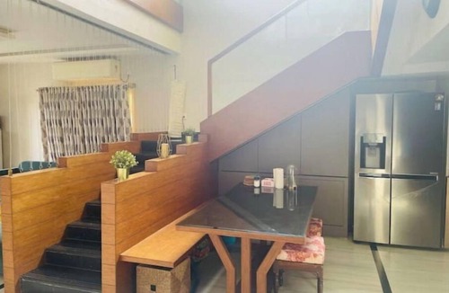 Kukatpalli House | Luxury Duplex - Rooftop Lawn, Hill View, Fire Camp