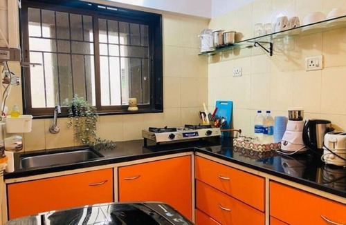 Girgaon Apartment | Nature Inspired Sun Drenched 1BR in Bandra