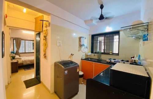 Girgaon Apartment | Nature Inspired Sun Drenched 1BR in Bandra