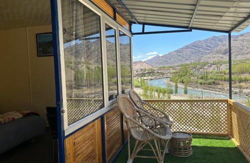 Ladakh Resort | Neryok's Indus view