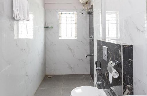 Vyalikaval HBCS Layout House | Open Terrace Penthouse With Smart Lighting