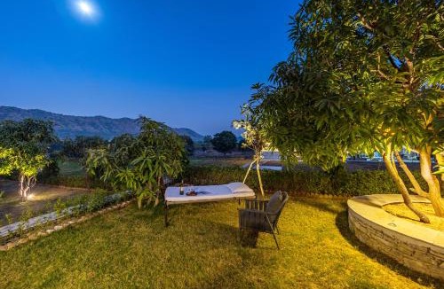 Udaipur Villa | Pet-friendly 4-BHK Farmstay With Private Pool, Garden & Gazebo
