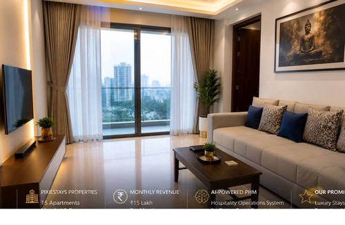 Malad East Apartment | Pixiestays tulip stay malad east
