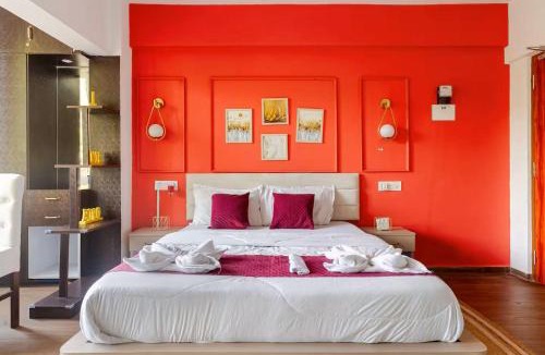 Arpora Apartment | Red Palms by Boho, Forest facing with Kitchen & Pool
