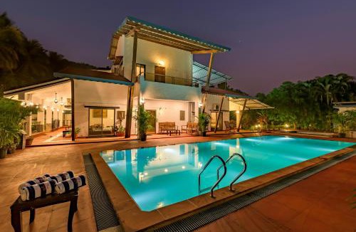 Wadgaon Villa | SaffronStays Adora Woods & Hills, Luxury Pool Villa in Murud