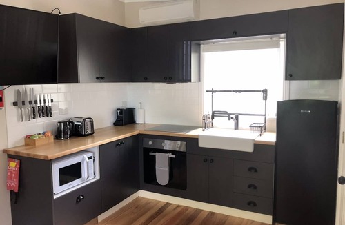 Mole Creek Apartment | Self-contained King suite, bath and shower, beautiful views, wood fire, Wifi