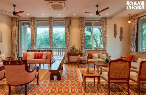 Karjat Villa | StayVista at Aaraa Vilas with Bonfire, Pool