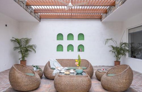 Thanesar Villa | StayVista at The Hideout Farms with Lawn and private Pool