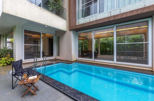 St.Stanislaus Villa Villa | StayVista's Bianco Villa - Hill-View Villa with Private Pool, Jacuzzi, Gym & Games Room