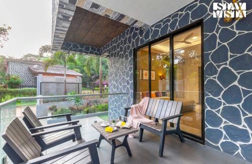Kune Village Villa | StayVista's Greystone Estate with Pool, Terrace, and Snooker Table