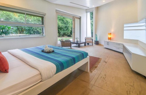 Alibaug Villa | StayVista's Hanamizu - Pool-View Villa with Lawn & Reading Corner