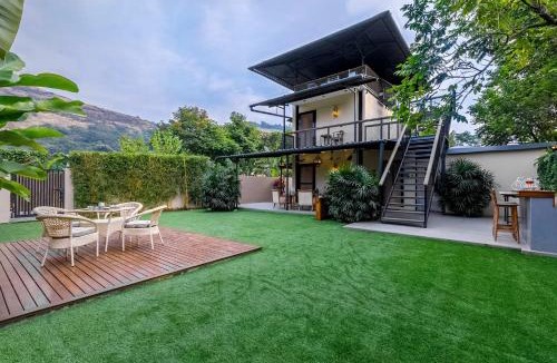 Kune Village Villa | StayVista's Le Sutra Great Escapes - 5BR - Geometrica - Artistic Rooms, Mountain View, Pool, and Gazebo Retreat