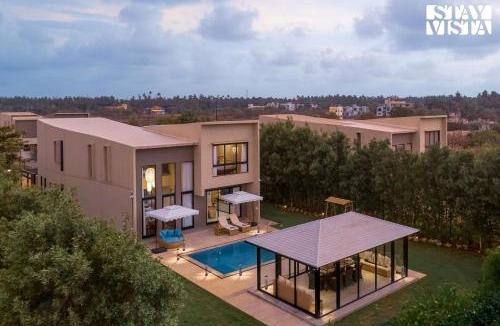 Nagaon Villa | Sunlit Splendour by StayVista near Nagaon beach boasting an Outdoor pool and Modern chic interiors
