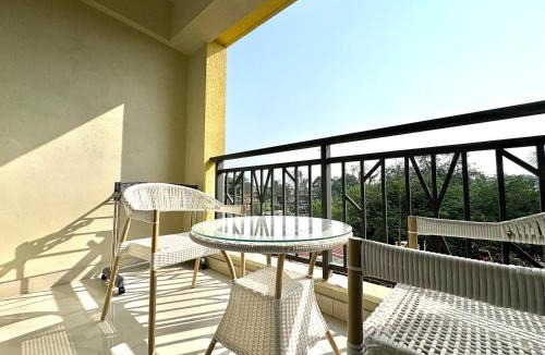 Sainagar Apartment | The Candolim Calm - Coastal 1BHK for Couples & Families with Pool Access
