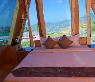 Theog House | The pahari prism A-frame StarGazing cabin