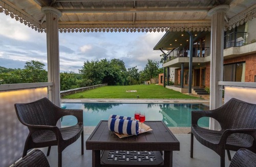 Anjaneri Villa | The Vine Villa, Nashik by Ebony Stays | Private Pool Stay with Vineyard Views