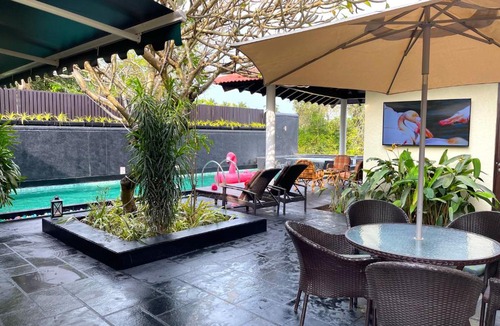 Vagator Villa | TROPICAL BREEZE 3BHK Bali Private Pool & Jacuzzi